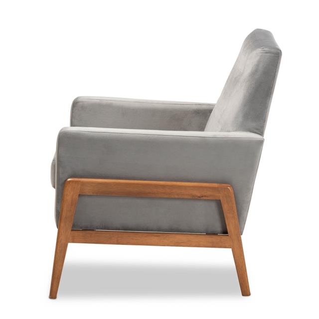 Where to find Perry Club Chair, Grey Velvet in Tulsa