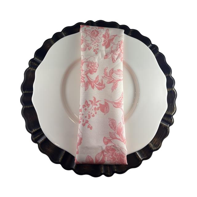 Where to find Coral Toile Dinner Napkins in Tulsa