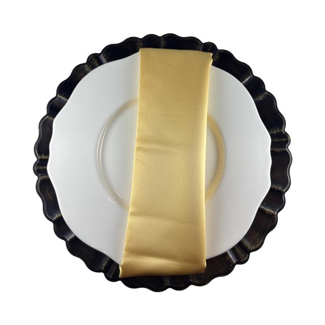Where to find Maize Yellow Matte Satin Dinner Napkin in Tulsa