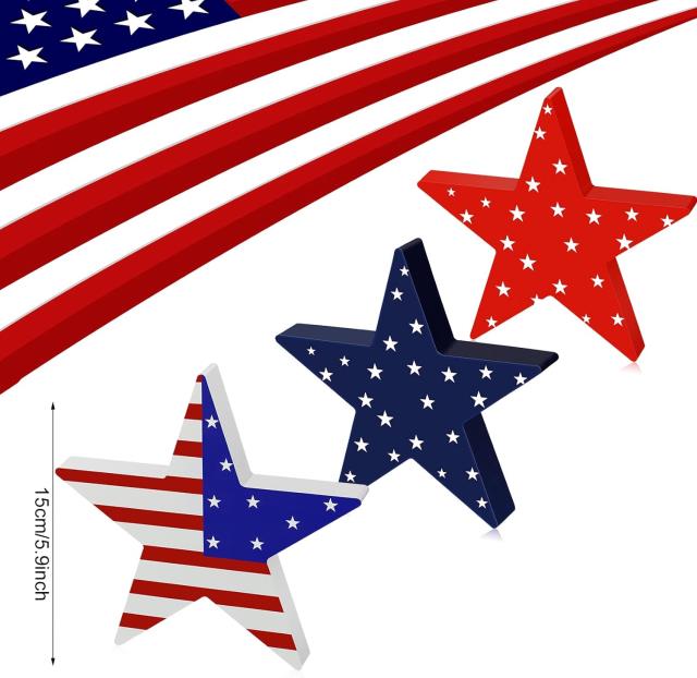 Where to find Patriotic Wood Stars, set of 3 in Tulsa