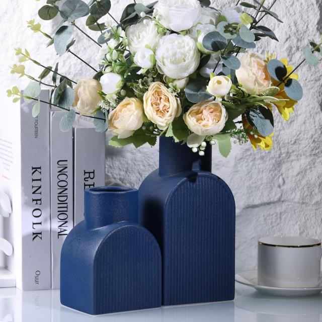 Where to find Navy Blue Ceramic Bud Vase, 5.9 in Tulsa