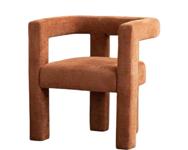 Where to find Sybil Orange Chenile Accent Chair in Tulsa