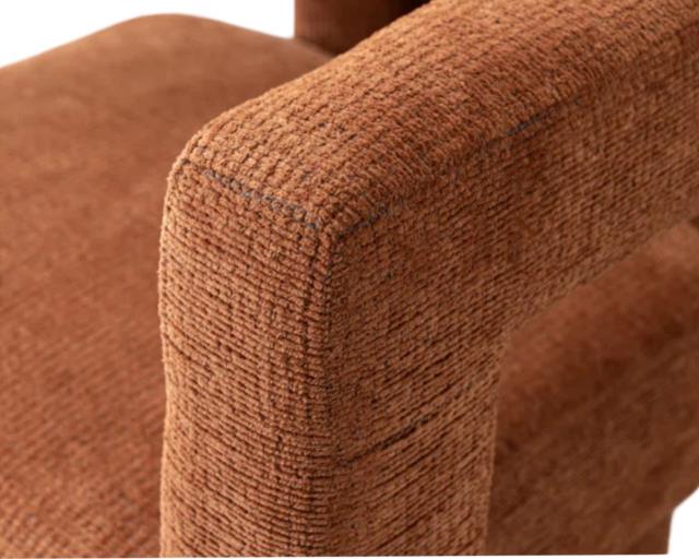 Where to find Sybil Orange Chenile Accent Chair in Tulsa