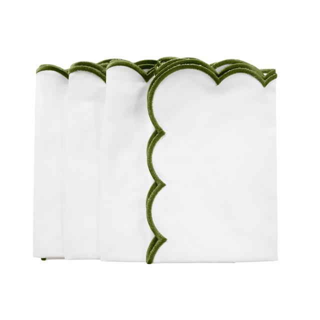 Where to find Sophia Green Scalloped Dinner Napkin in Tulsa