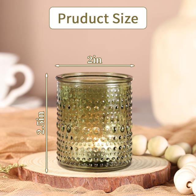 Where to find Green Hobnail Votive Holder in Tulsa