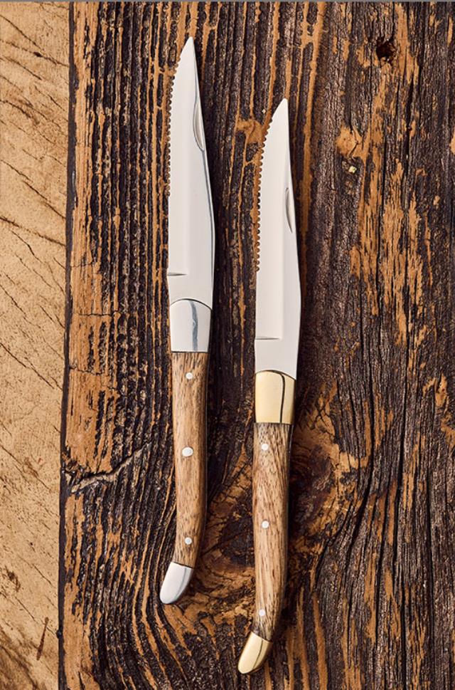 Where to find Silhouette Wood Handle Steak Knife, SS in Tulsa