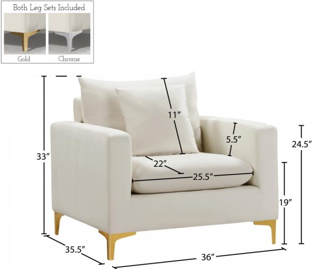 Where to find Naomi Cream Chair in Tulsa
