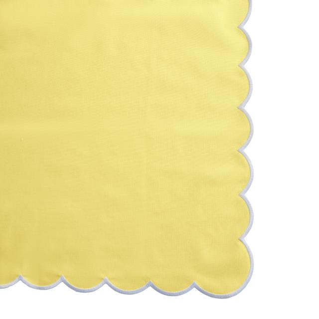Where to find Sophia Yellow Scalloped Dinner Napkin in Tulsa