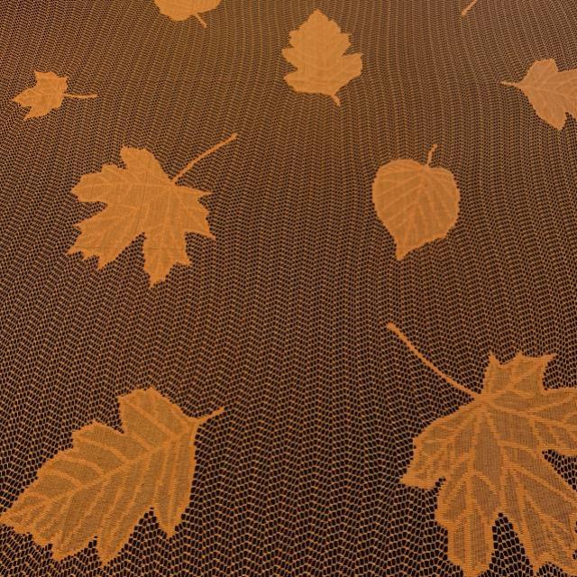 Rental store for Autumn Leaves Lace Overlay,Orange in Tulsa OK