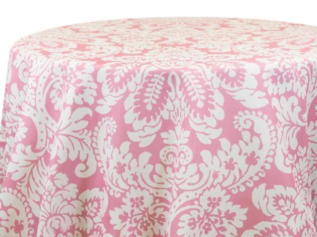 Rental store for Aruba Pink Lemonade Damask Linens in Tulsa OK