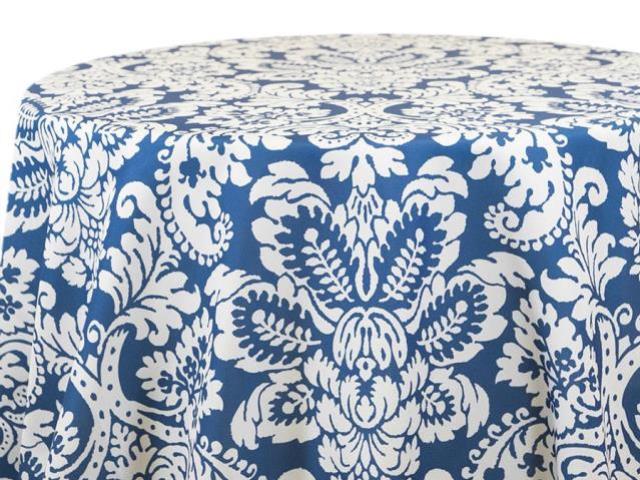Rental store for Aruba Blue Damask Linens in Tulsa OK