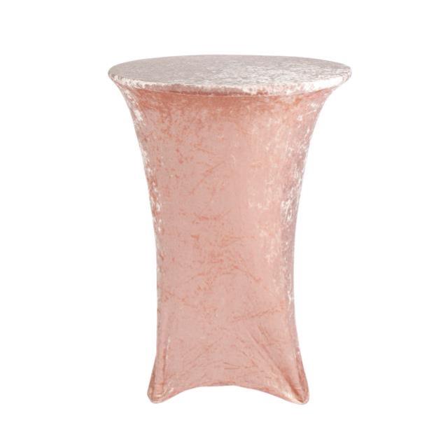 Rental store for Blush Velvet Spandex Linens in Tulsa OK