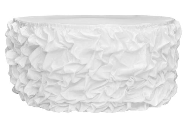 Rental store for White Gathered Linen in Tulsa OK