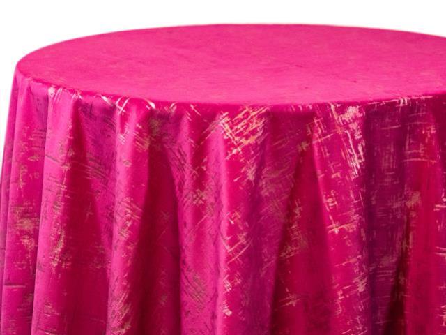 Rental store for Fuchsia Etched Velvet Linens in Tulsa OK