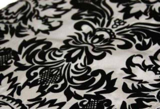 Rental store for Black   Silver Chateau Damask Linens in Tulsa OK