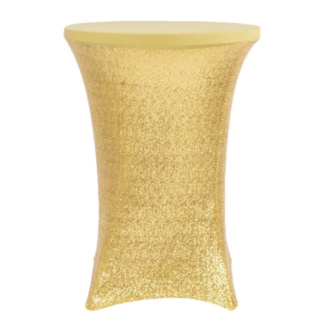 Rental store for Gold Sequin Spandex Linens in Tulsa OK