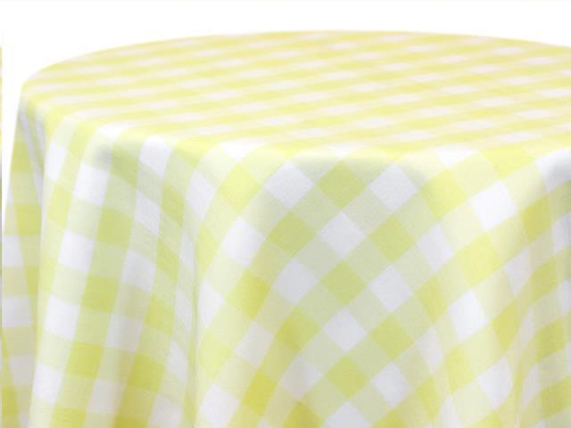 Rental store for Yellow Picnic Check Linens in Tulsa OK