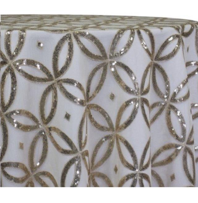 Rental store for Champagne Licia Sequin Overlay in Tulsa OK