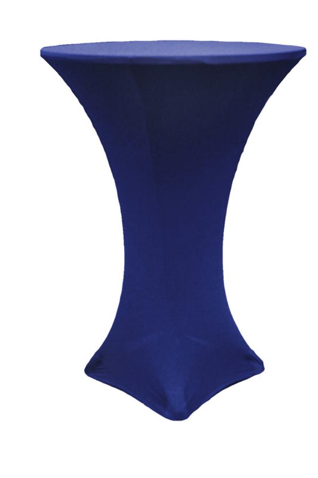 Rental store for Navy Blue Spandex Linens in Tulsa OK