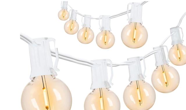 Rental store for White String Lights,exposed bulb, 100 in Tulsa OK