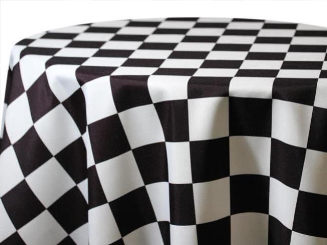 Rental store for Black Racing Check Dinner Napkin in Tulsa OK