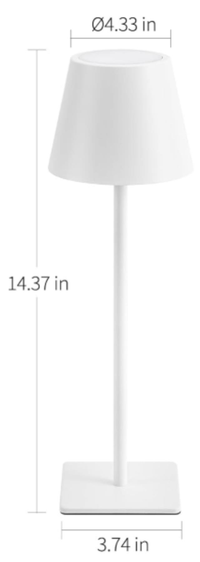 Rental store for Centerpiece Lamp, White in Tulsa OK