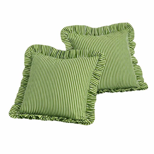 Rental store for Green and White Stripe Pillow in Tulsa OK