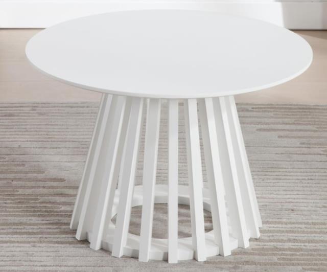 Rental store for White Cara Slatted Coffee Table in Tulsa OK