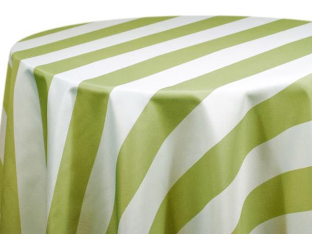 Rental store for 90x156 Light Olive Cabana Stripe Linen in Tulsa OK