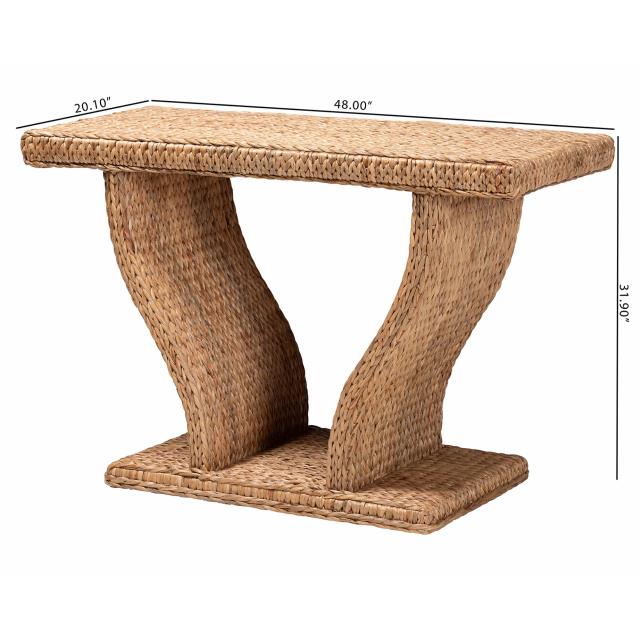 Where to find Roma Seagrass Console Table in Tulsa