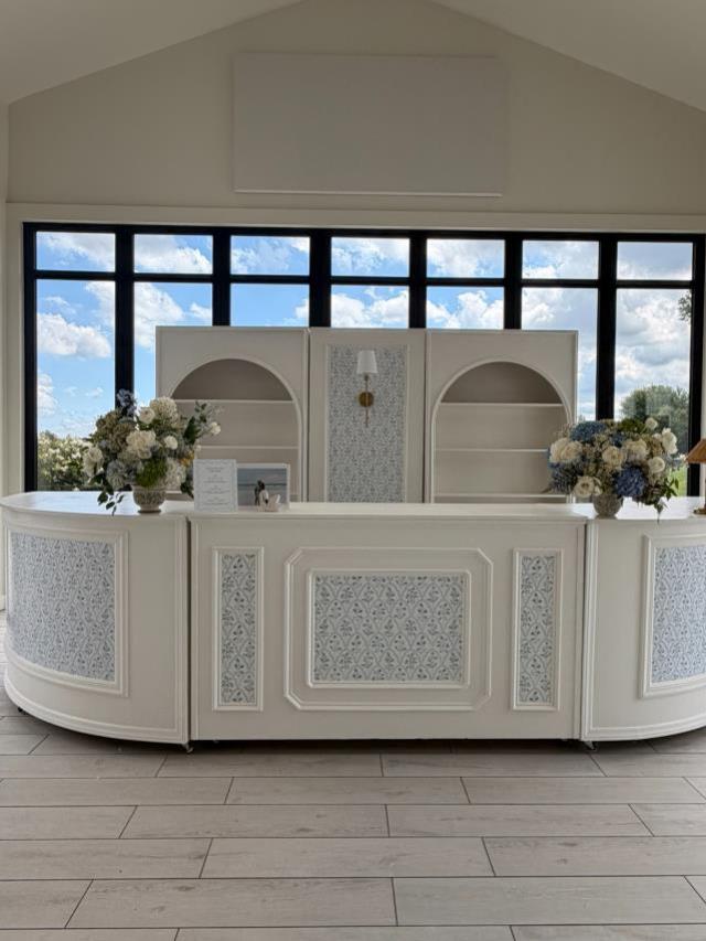 Where to find Olivia White Arched Bar Back Shelf, 4x8 in Tulsa
