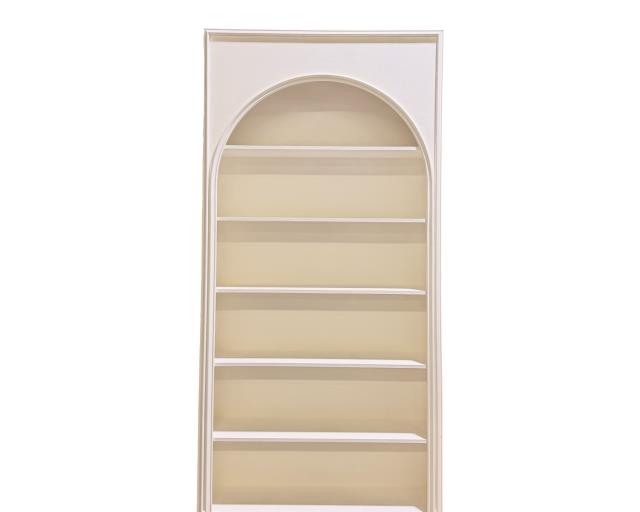 Rental store for Olivia White Arched Bar Back Shelf, 4x8 in Tulsa OK