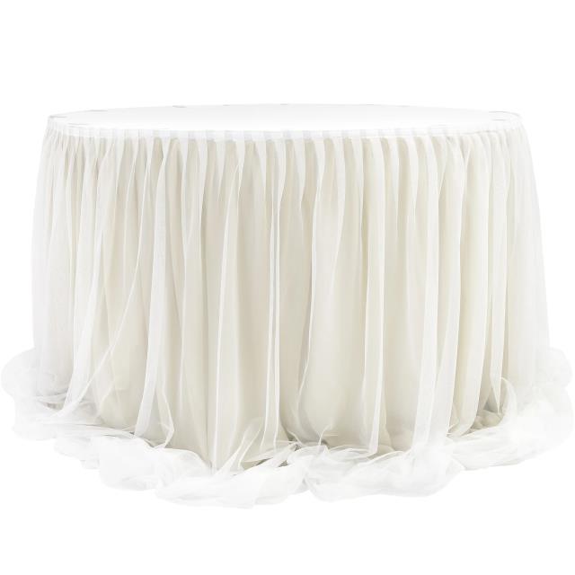 Rental store for Ivory   White Chiffon Tulle Skirting,17 in Tulsa OK
