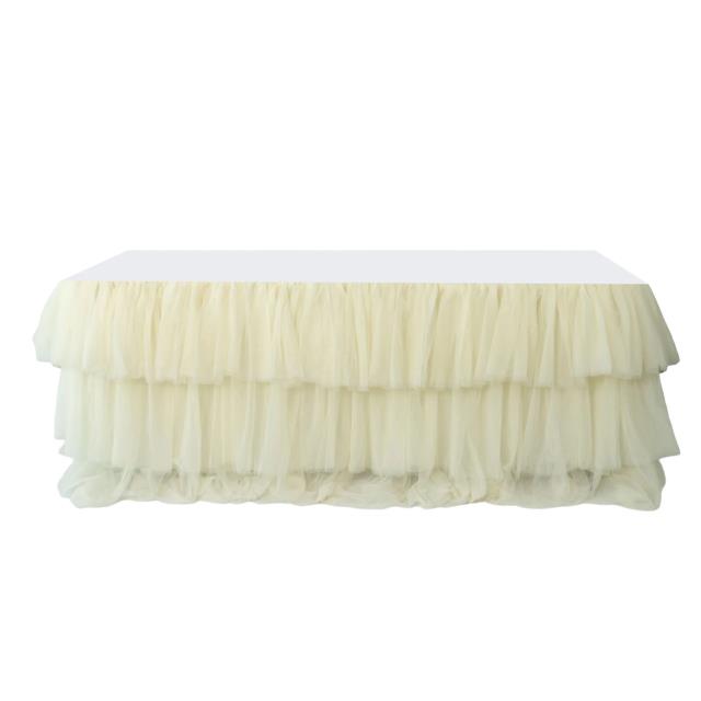 Where to find Ivory Layered Tulle Skirt,14 in Tulsa