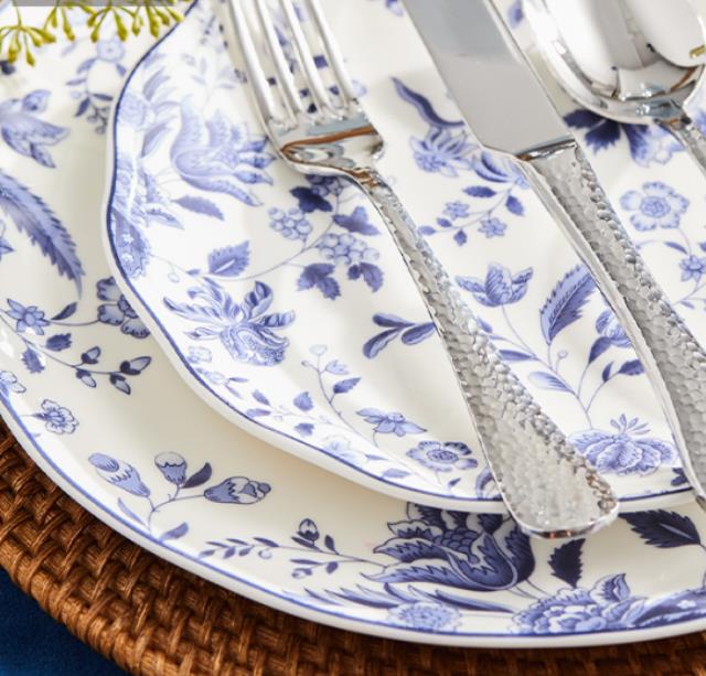 Rental store for Eleanor Indigo Salad Plate, 8.25 in Tulsa OK