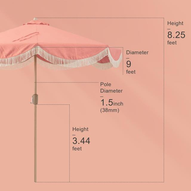 Where to find Coral Fringed Umbrella in Tulsa