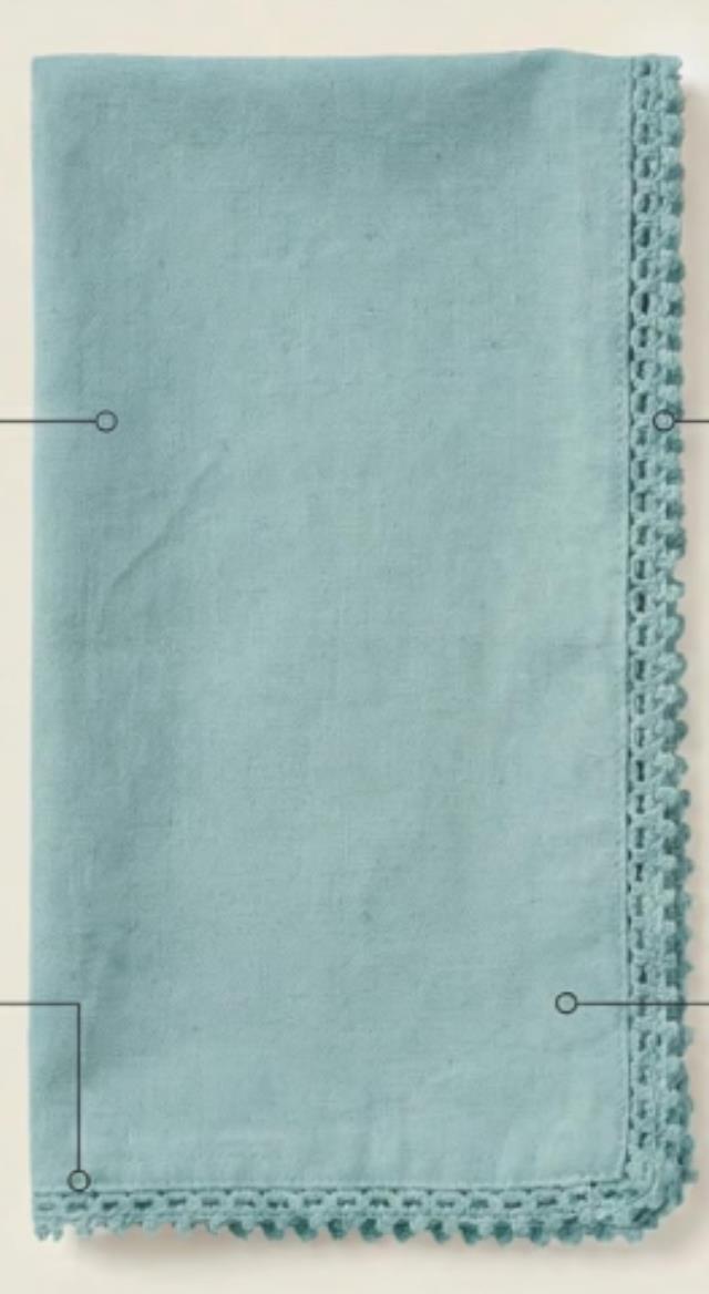 Where to find Premier Blue Cotton Eyelet Napkin in Tulsa