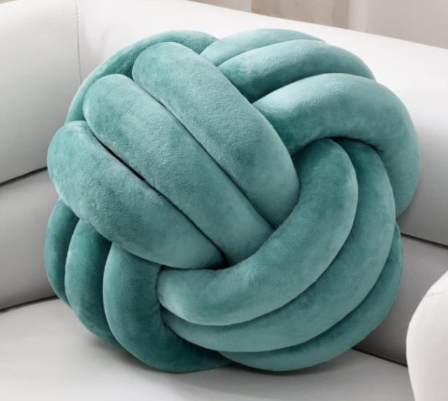 Rental store for Teal Green Knot Pillow, 13.7 in Tulsa OK