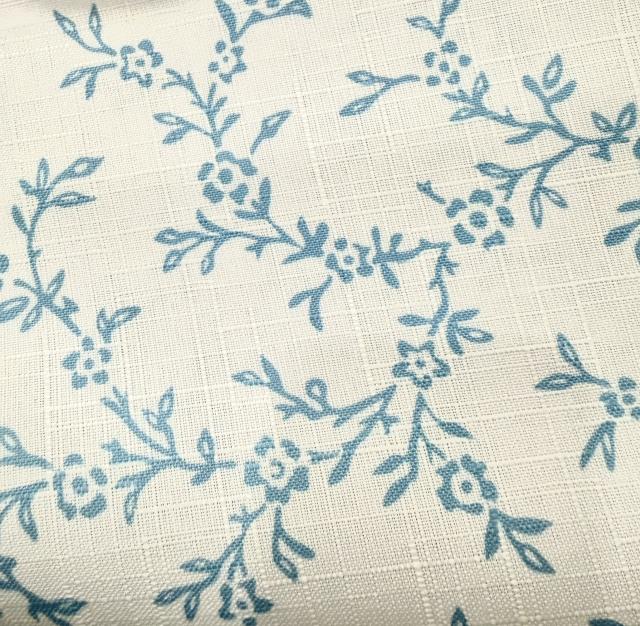 Rental store for 90x132 Vineyard Bloom Linen, Powder Blue in Tulsa OK