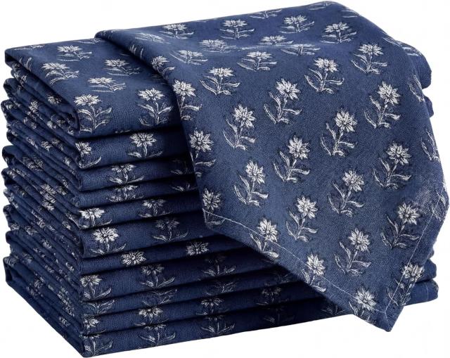 Rental store for Sadie Denim Bloom Lunch Napkin,18x18 in Tulsa OK
