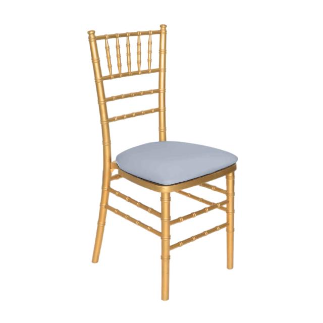 Rental store for Dusty Blue Chair Pad Cover in Tulsa OK