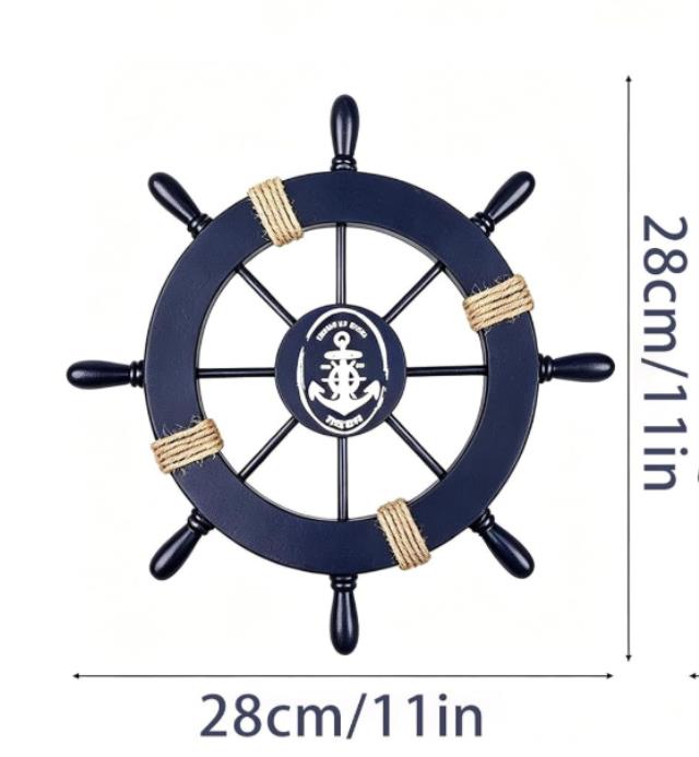 Where to find DT-Wooden Ship Wheel, blue, 11 in Tulsa