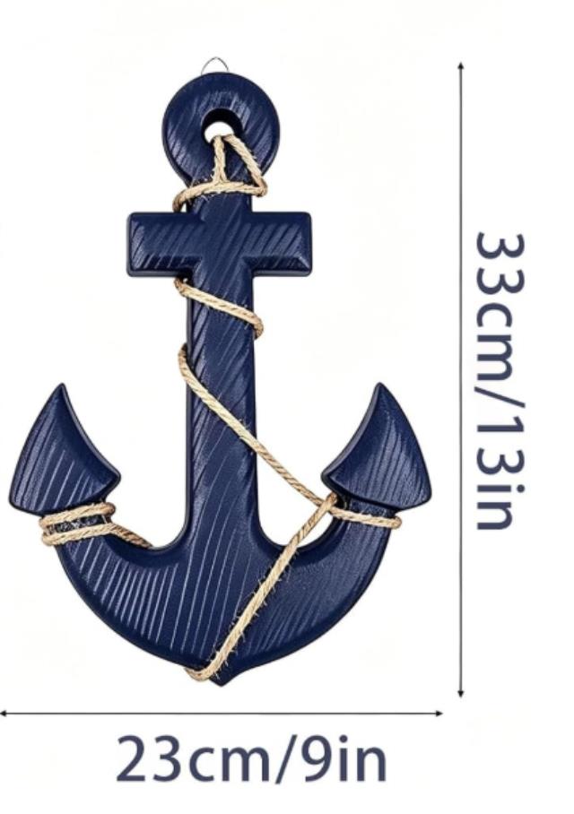 Where to find DT-Wooden Anchor, blue, 13 in Tulsa