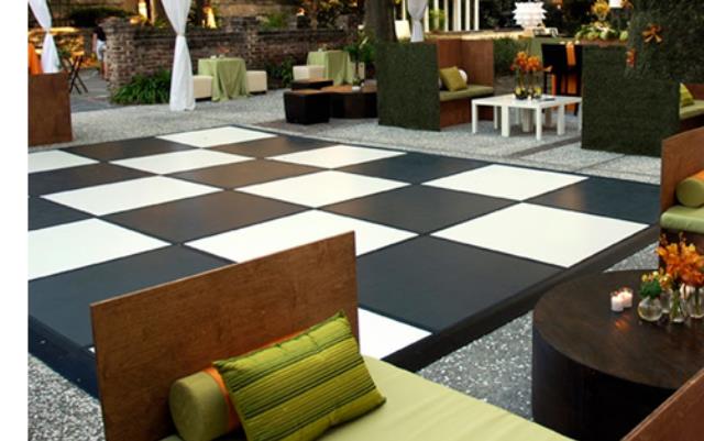 Rental store for In Out 16x16 Black   White Dancefloor in Tulsa OK