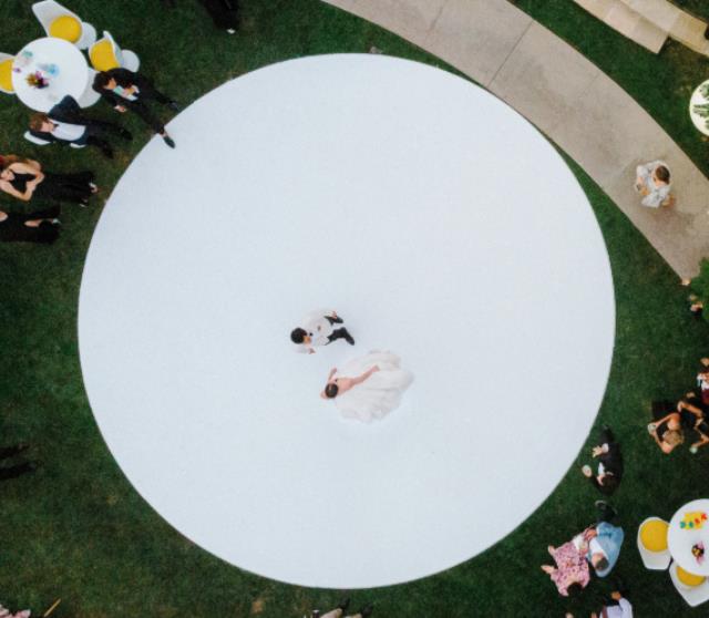 Where to find White Round Acrylic Dance Floor 24 rd in Tulsa