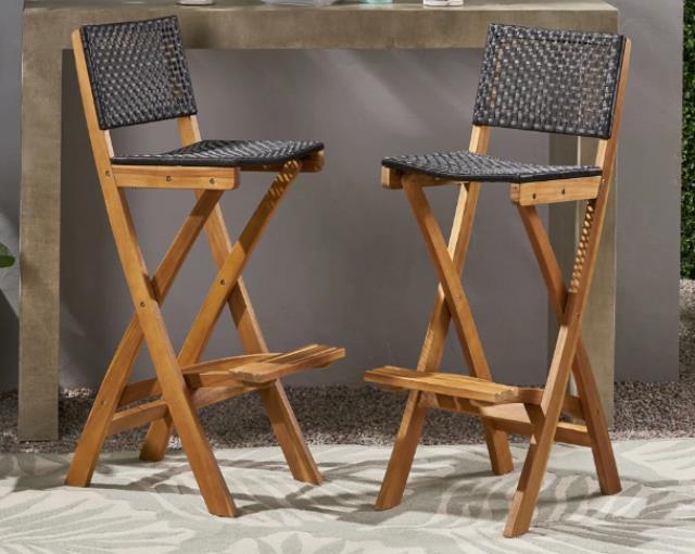 Where to find Kalyor Folding Wood Barstool in Tulsa