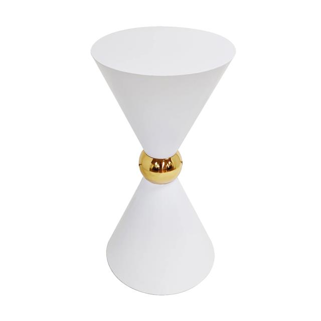 Rental store for White Hourglass Pedestal Stand, 35 in Tulsa OK