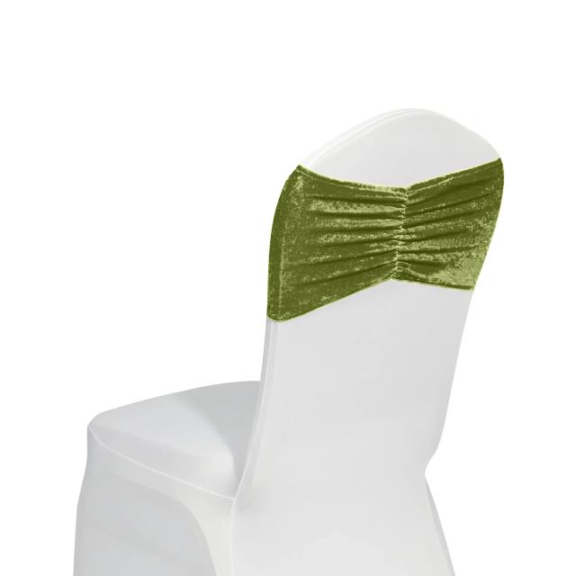 Where to find Moss Green Velour Chair Band in Tulsa
