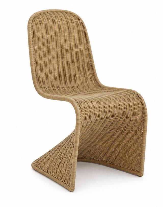 Rental store for Serpentine Rattan Chair in Tulsa OK