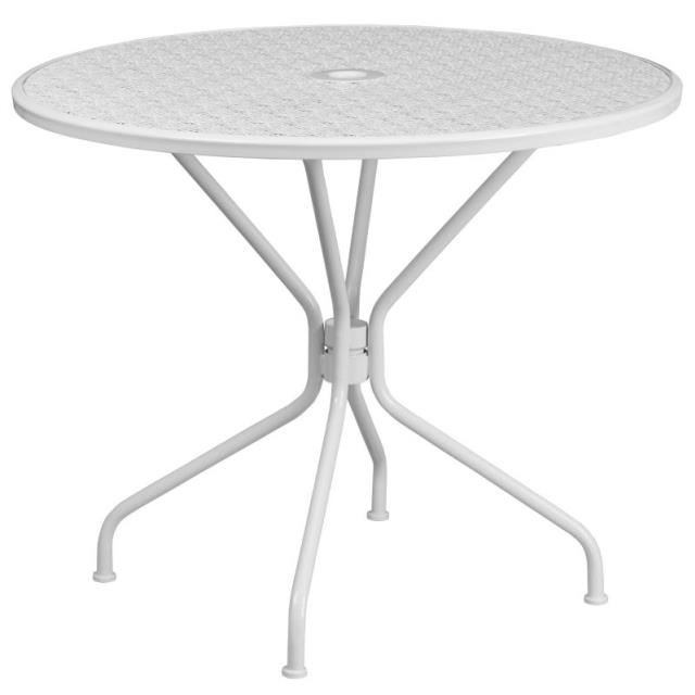 Rental store for Indoor-Outdoor White Patio Table in Tulsa OK